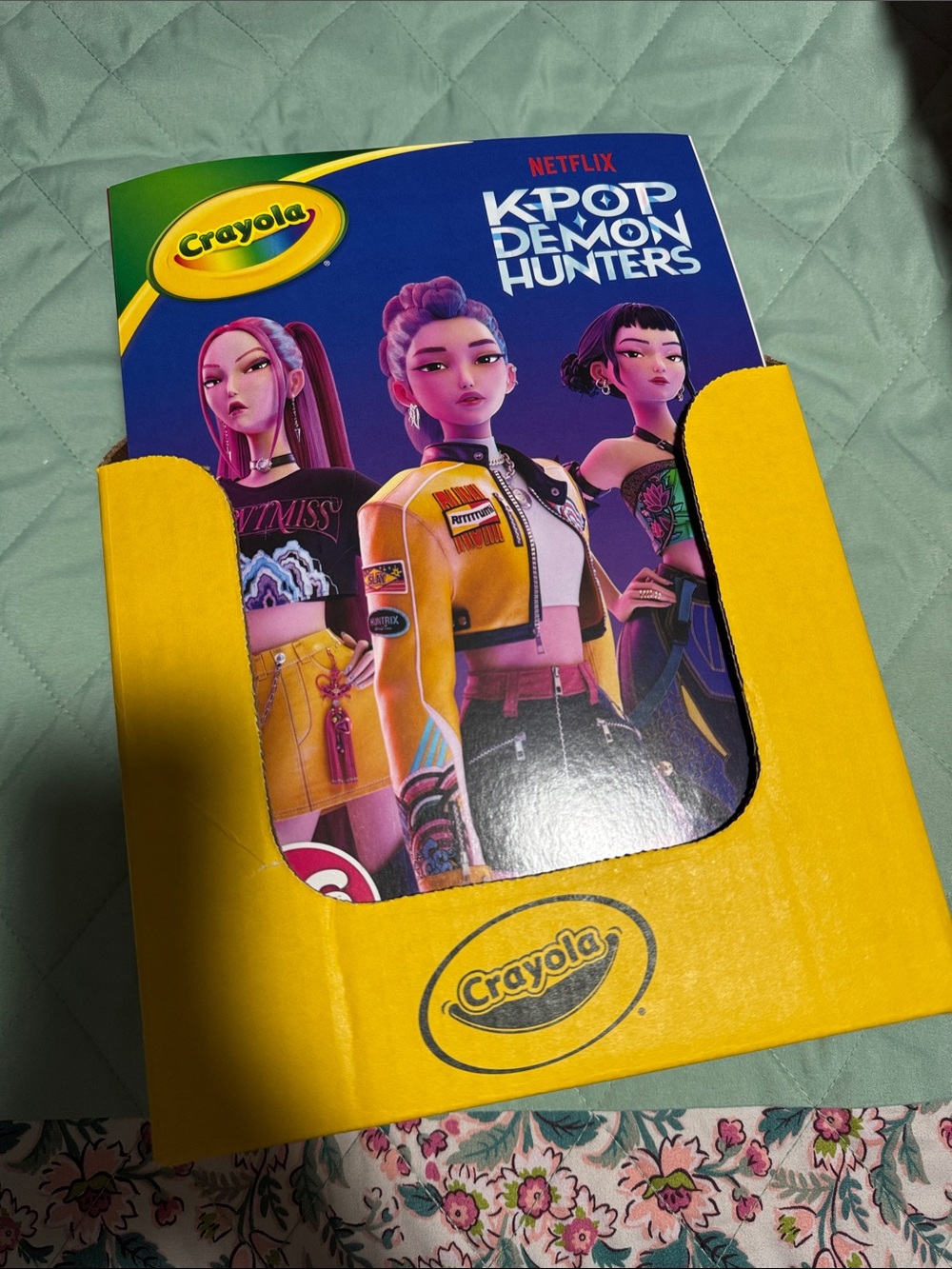 Crayola (15) K-Pop Demon Hunters Kids Coloring Book Bundle Party Pack - Yellow